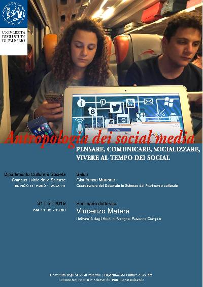 Locandina - Antropologia dei Social Media