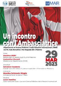 Locandina 29 marzo Incontro con l'Ambasciatrice-1