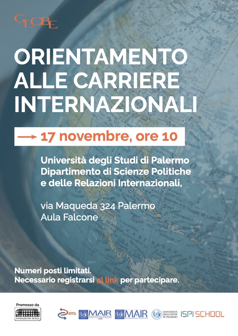 Locandina Globe Uni Palermo