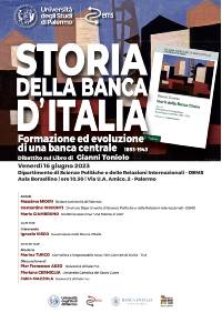 Locandina Presentazione Storia della Banca d'Italia
